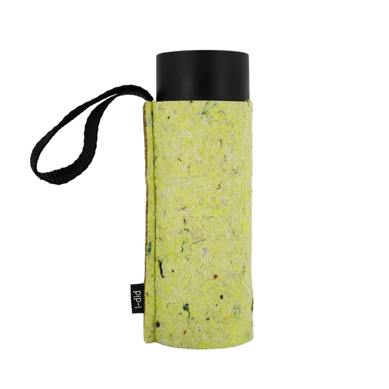 Made blue fles met viltenhoes - Ikea Blend