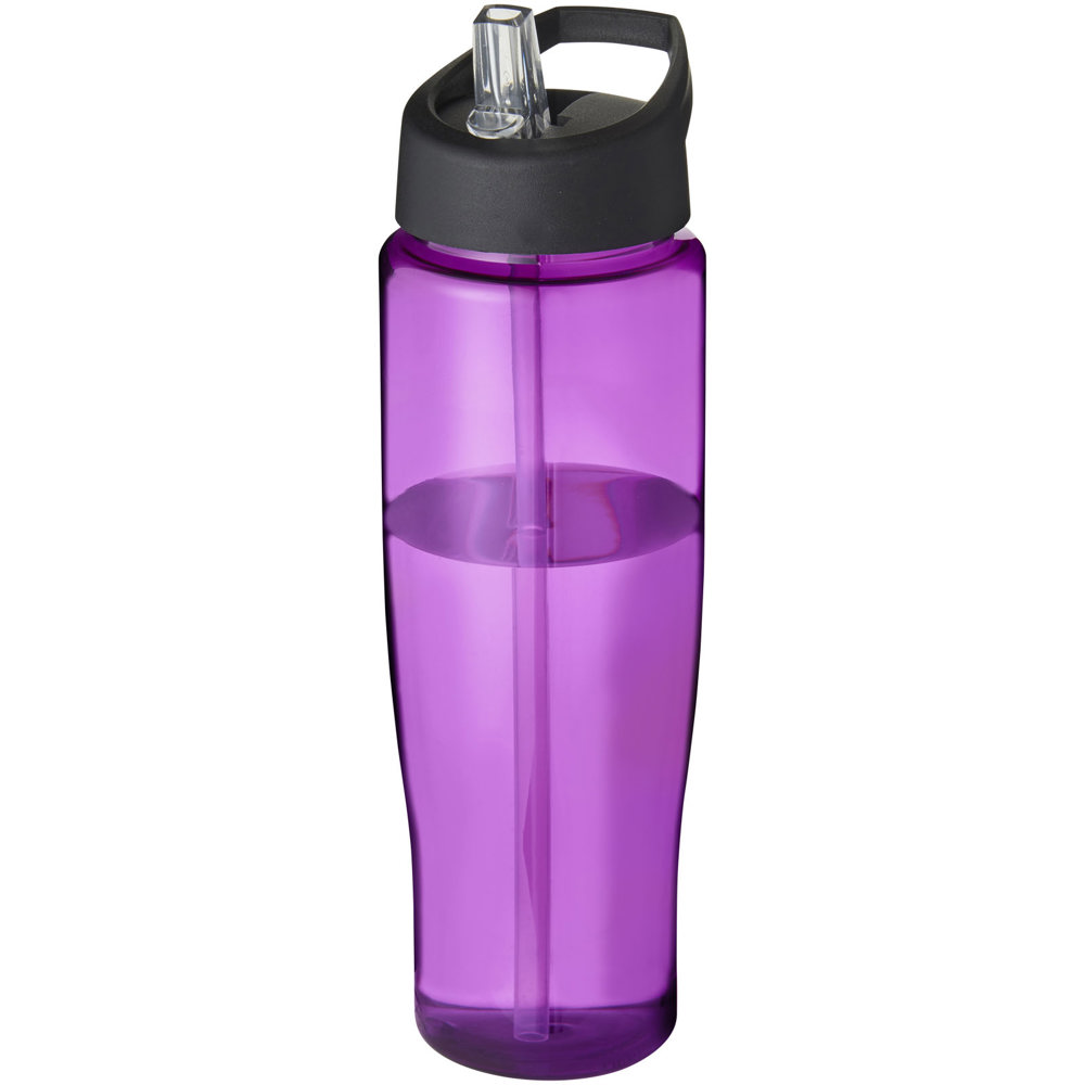 H2O Active® Tempo 700 ml sportfles met fliptuitdeksel - Paars, Zwart