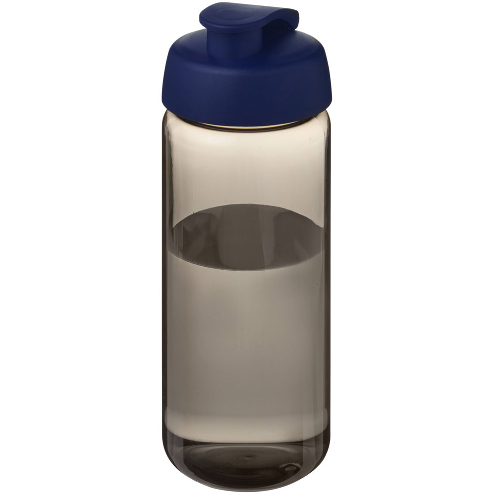 H2O Active® Octave Tritan™ 600 ml sportfles met klapdeksel - Houtskool, Blauw
