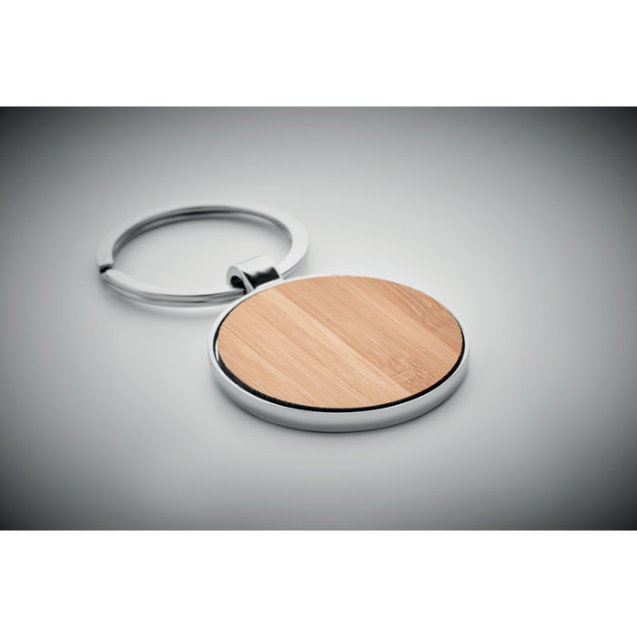 BALLARAT - Bamboe sleutelhanger rond