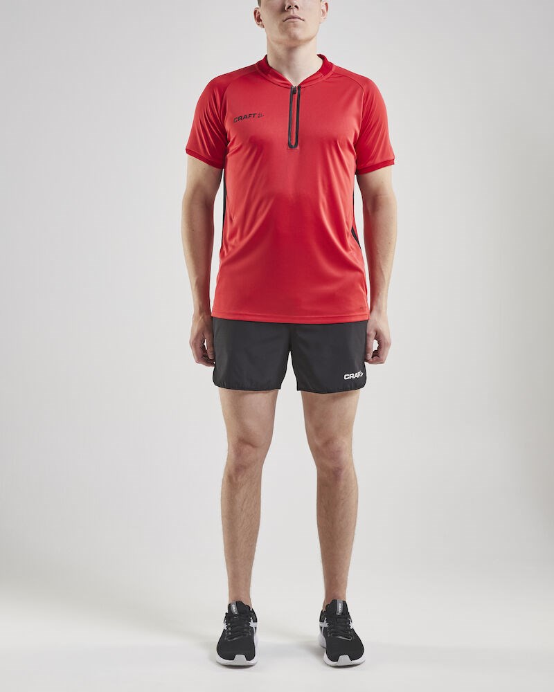Craft - PRO Control Impact Polo M Bright Red/Black S