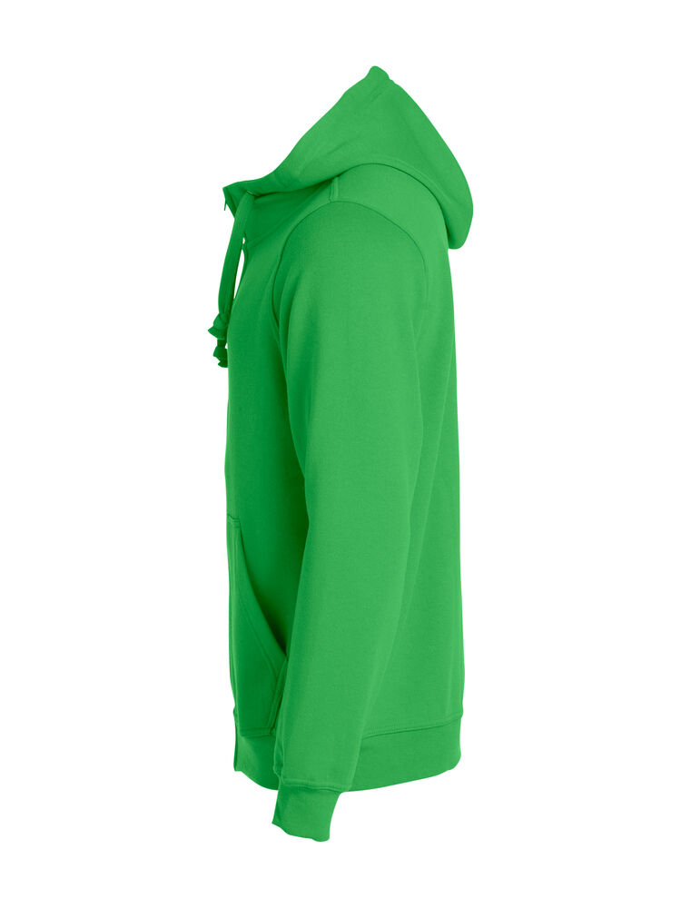 Clique - Basic Hoody Full Zip Appel-groen 3XL
