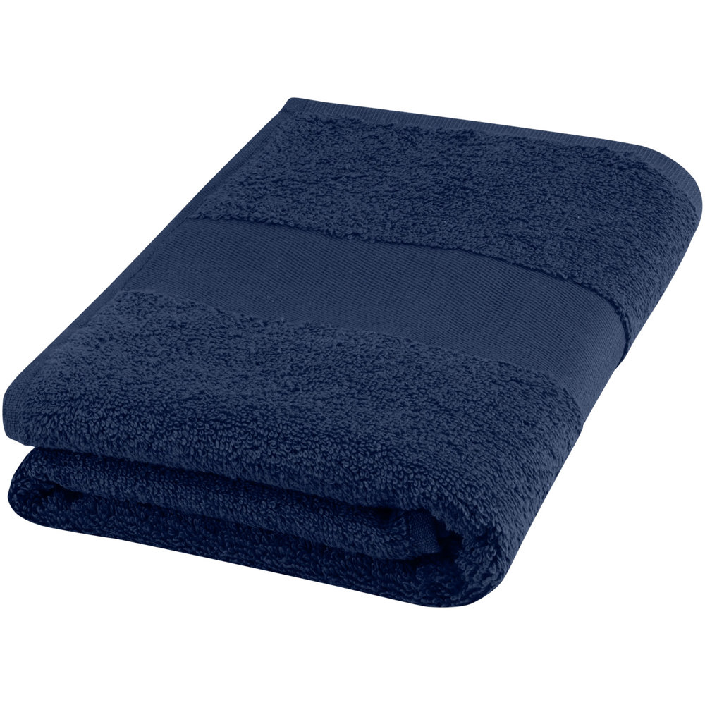 Charlotte handdoek 50 x 100 cm van 450 g/m² katoen - Marineblauw