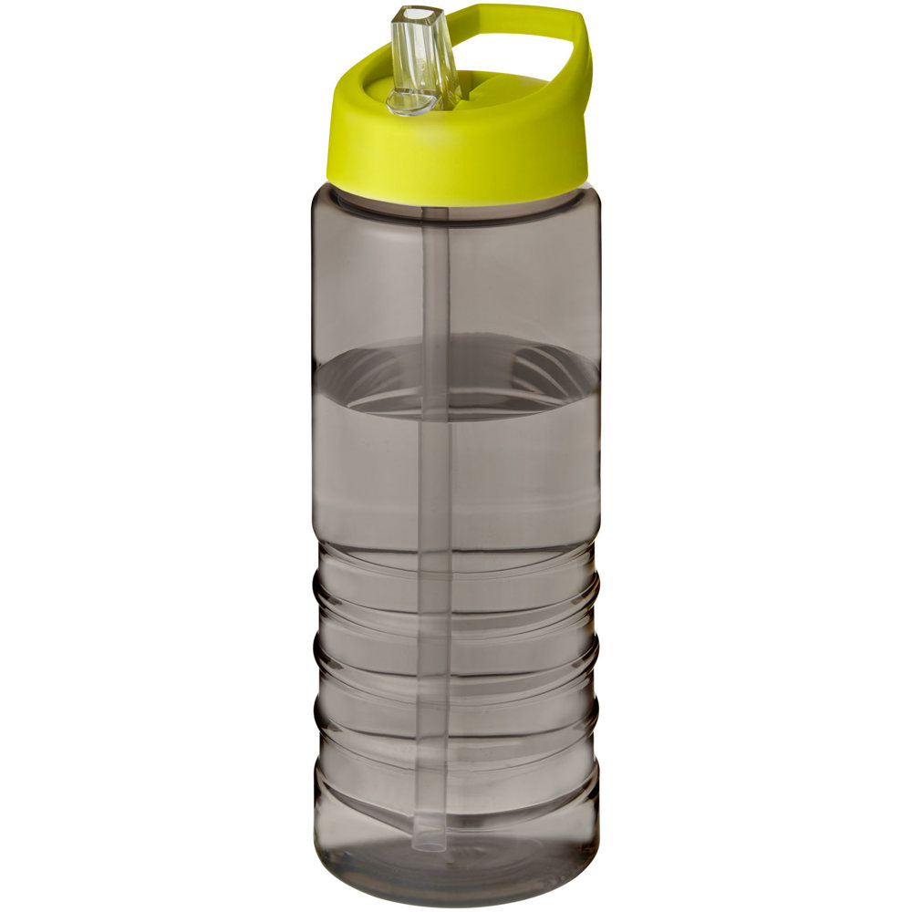 H2O Active® Eco Treble 750 ml drinkfles met tuitdeksel  - Houtskool, Lime