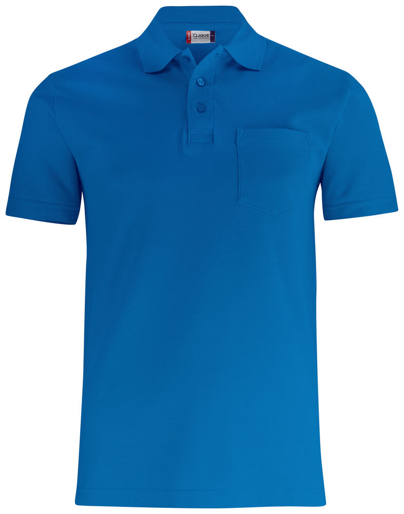 Clique - Basic Polo Pocket - Kobalt