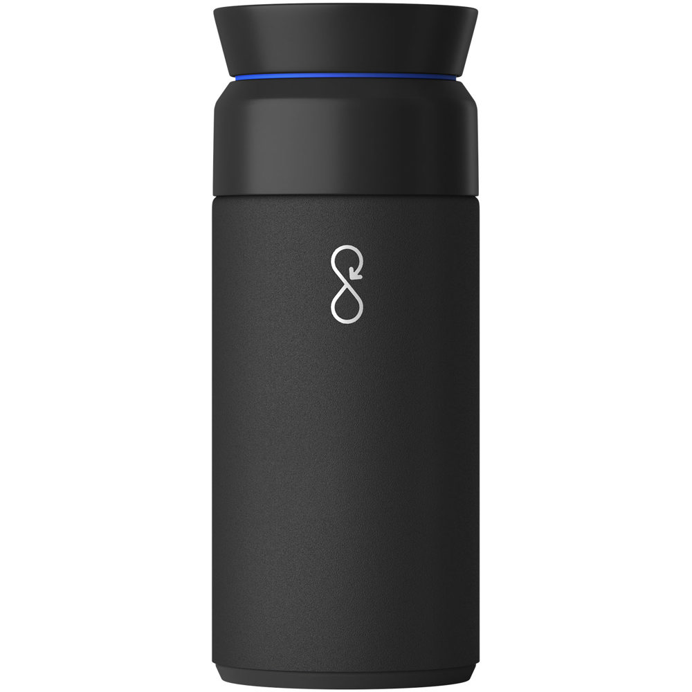 Ocean Bottle thermosfles van 350 ml - Obsidiaan zwart