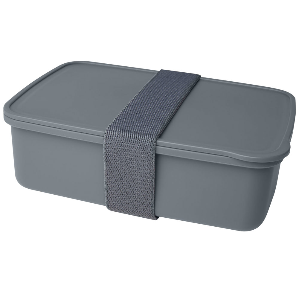 Dovi 800 ml gerecyclede kunststof lunchbox - Grijs