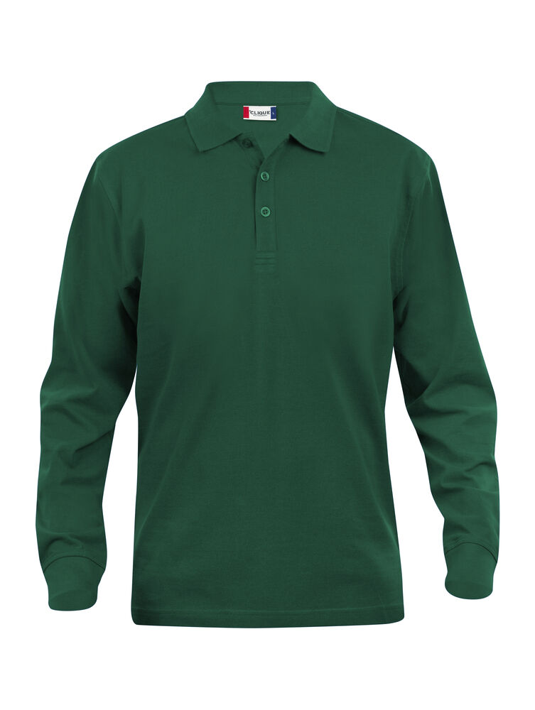 Clique - Classic Lincoln L/S - Flessen-groen