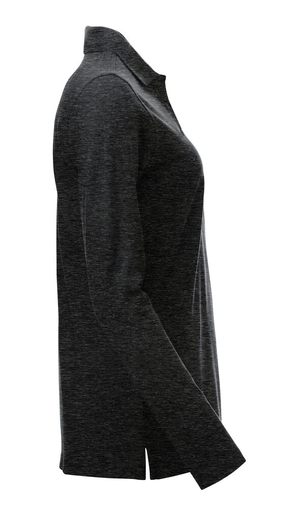 Clique - Classic Marion L/S Antraciet Melange L