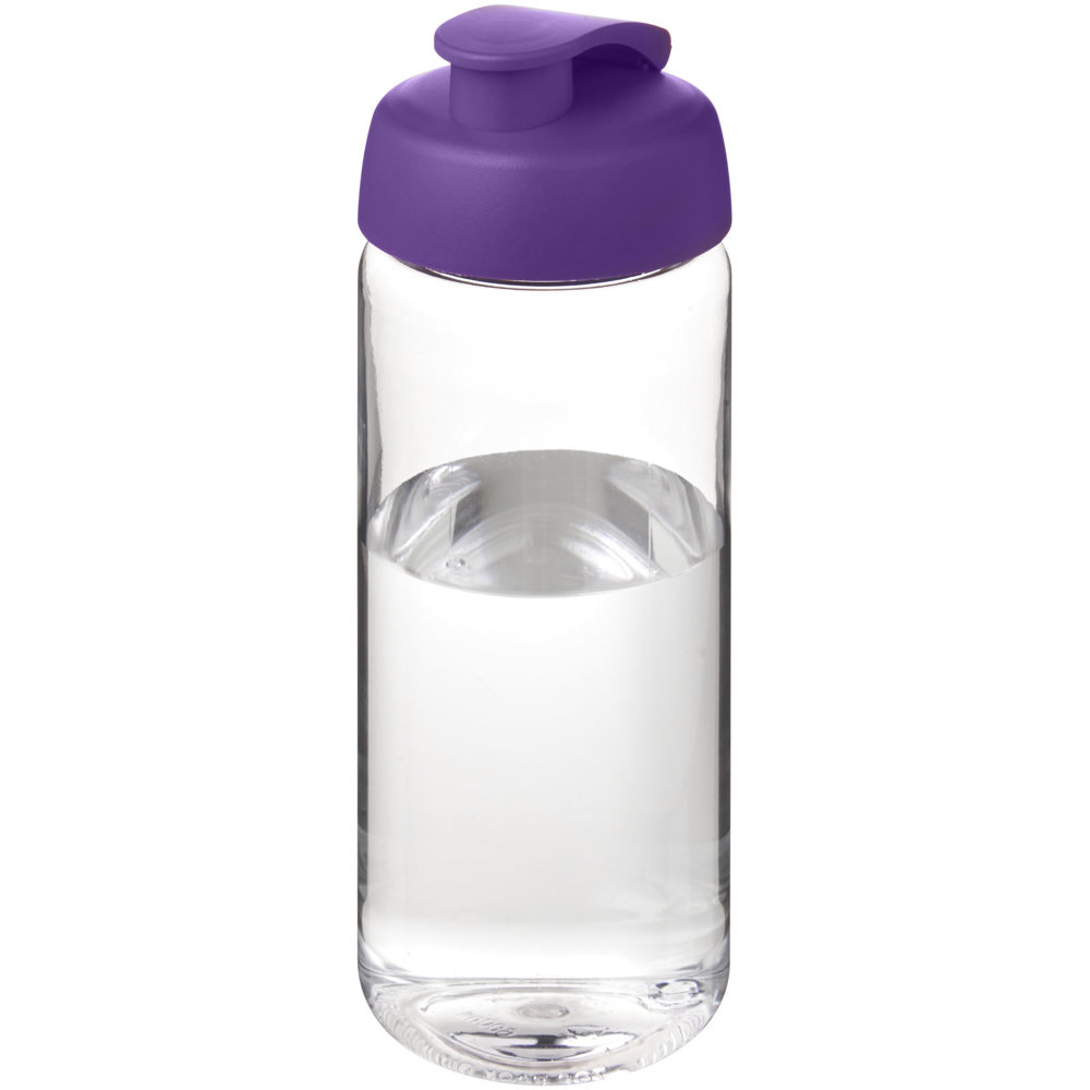 H2O Active® Octave Tritan™ 600 ml sportfles met klapdeksel - Transparant helder, Paars