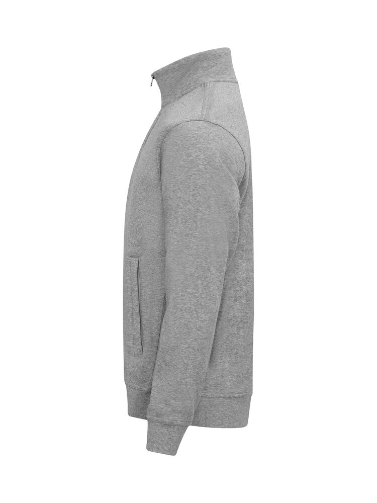 Clique - Basic Half Zip Grijs-melange M