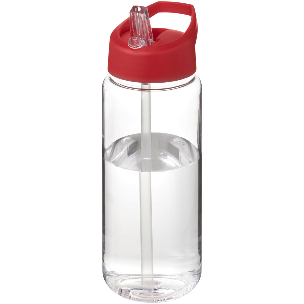 H2O Active® Octave Tritan™  600 ml sportfles met tuitdeksel - Transparant helder, Rood