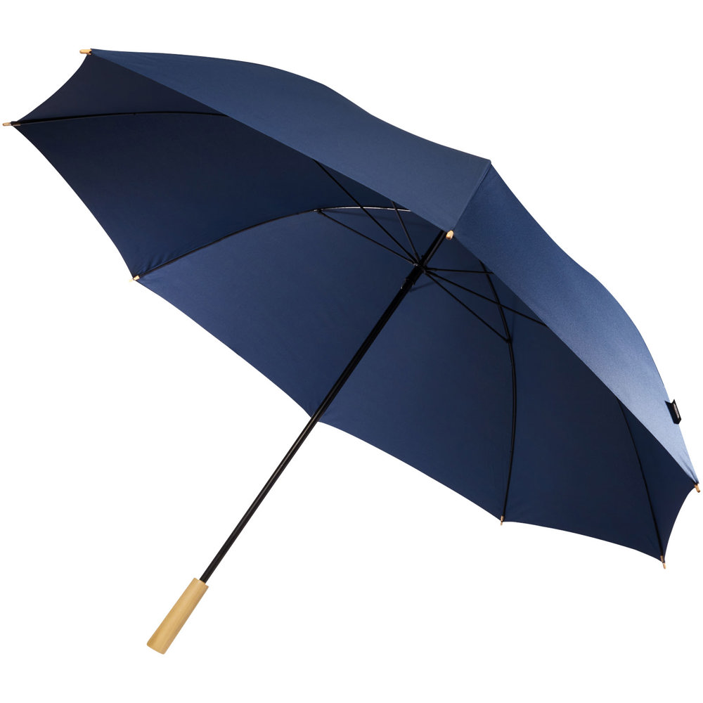 Romee 30'' windproof gerecyclede PET golfparaplu - Marineblauw