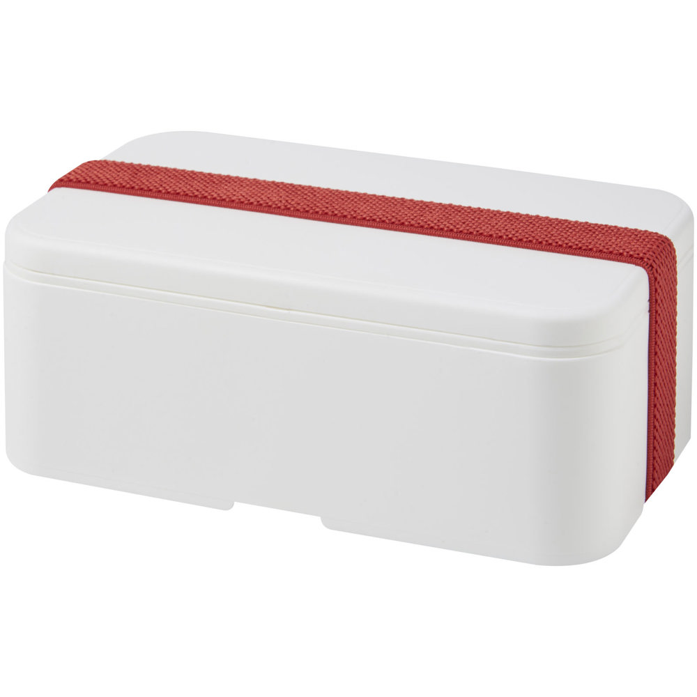 MIYO 700 ml enkellaagse lunchbox - Wit, Rood