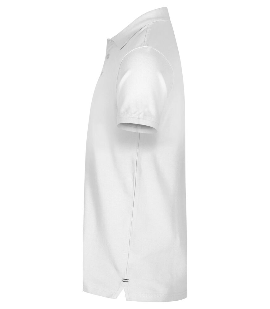 Clique - Heavy Premium Polo Wit XXL