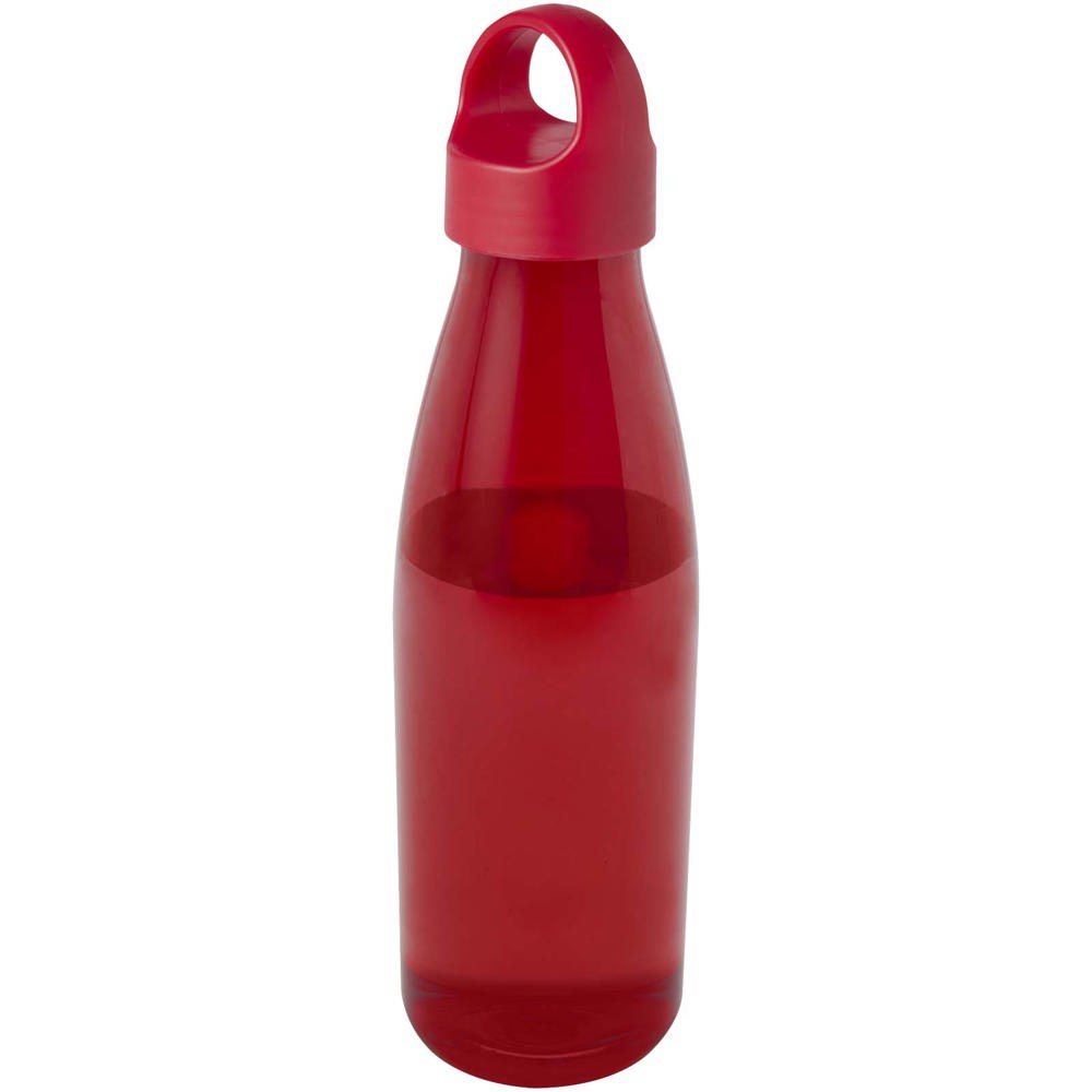 Bergen 800 ml waterfles van gerecycled plastic - Rood