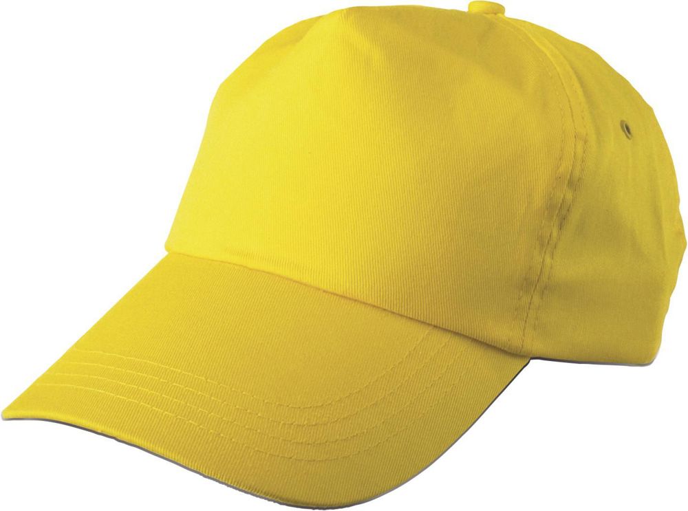 Katoenen twill pet Lisa - Geel