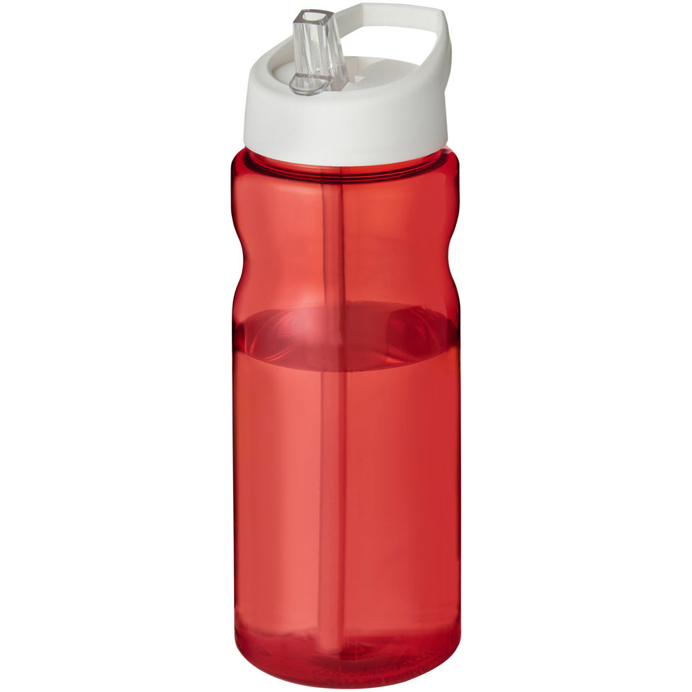 H2O Active® Base Tritan™  650 mlsportfles met tuitdeksel - Rood, Wit