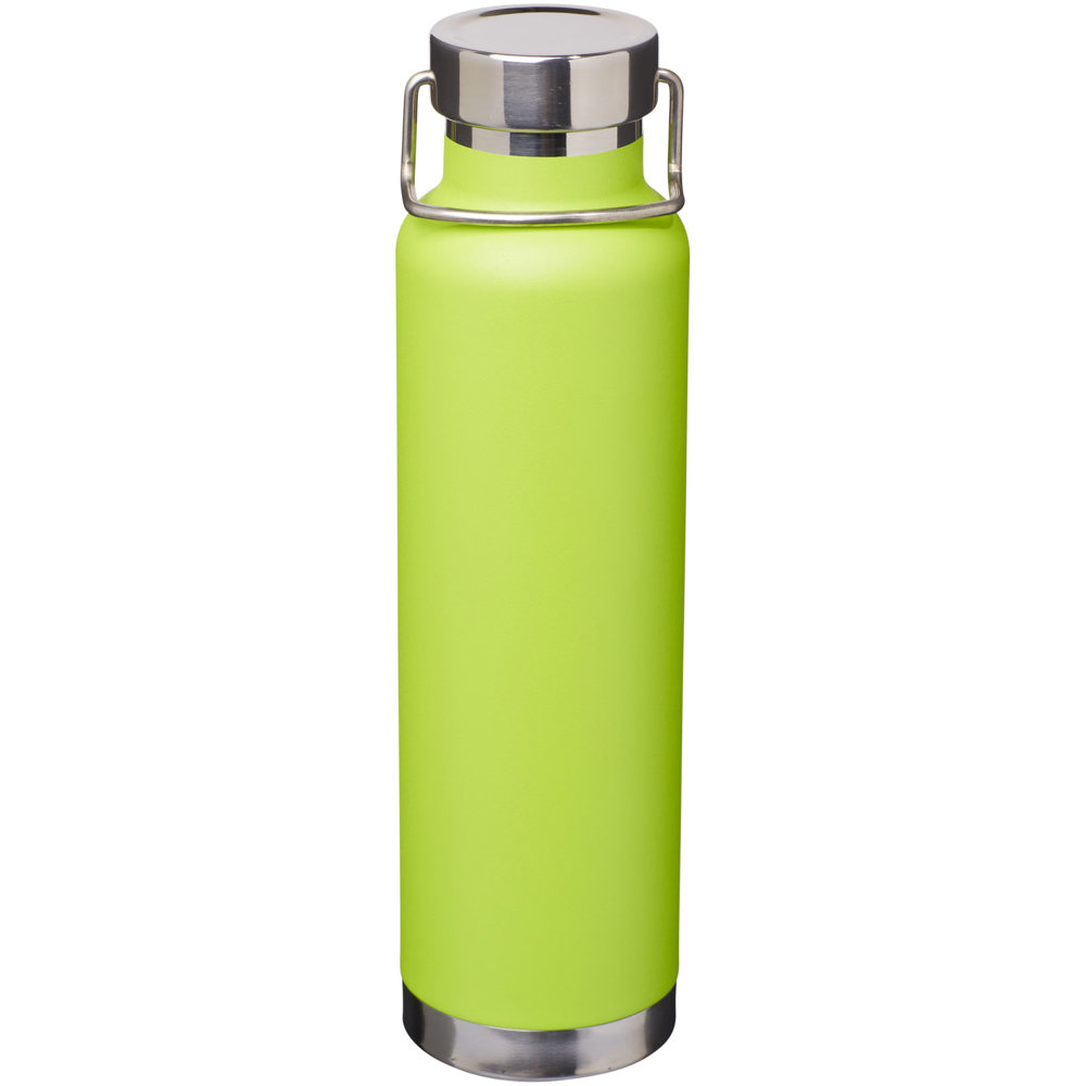Thor 650 ml koper vacuüm geïsoleerde drinkfles - Lime