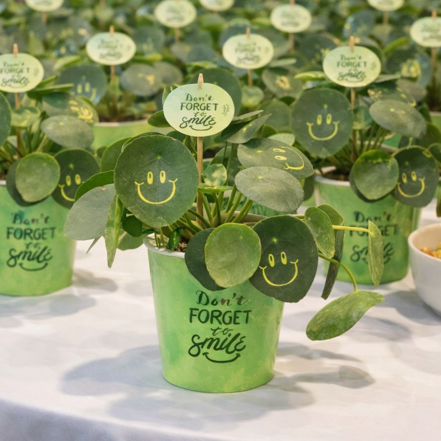 Smylieplant® - Happy in papercup (large), In giftbox