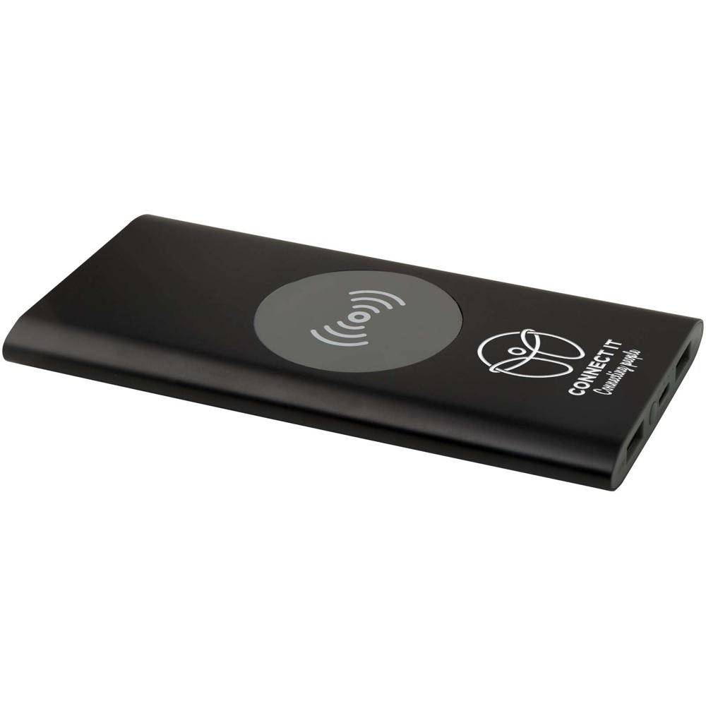 Juice type-C draadloze powerbank van 8000 mAh van gerecycled aluminium