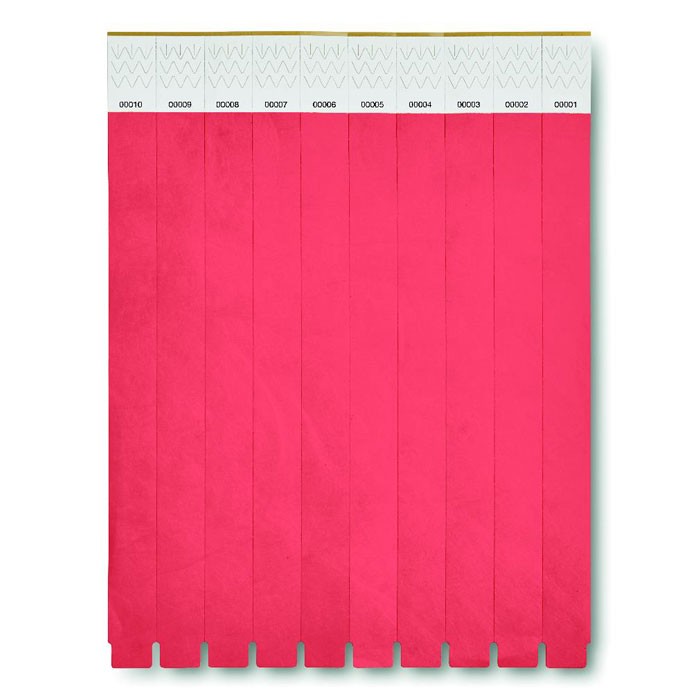  TYVEK - 1 Vel met 10 event armbandjes