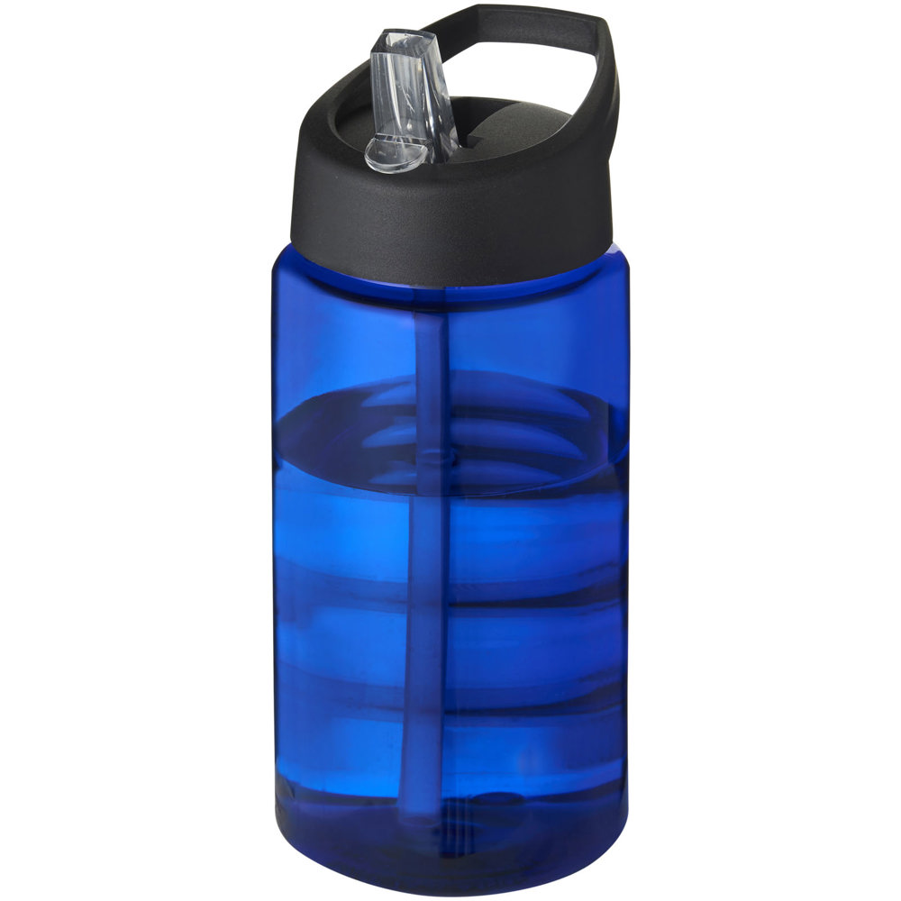 H2O Active® Bop 500 ml sportfles met tuitdeksel - Blauw, Zwart