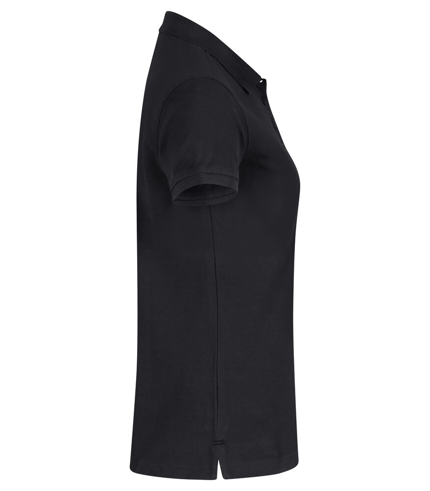 Clique - Heavy Premium Polo Women Zwart L