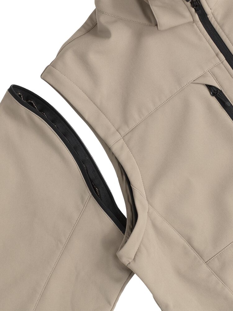 Clique - Classic Softshell 2 in 1 Zand S