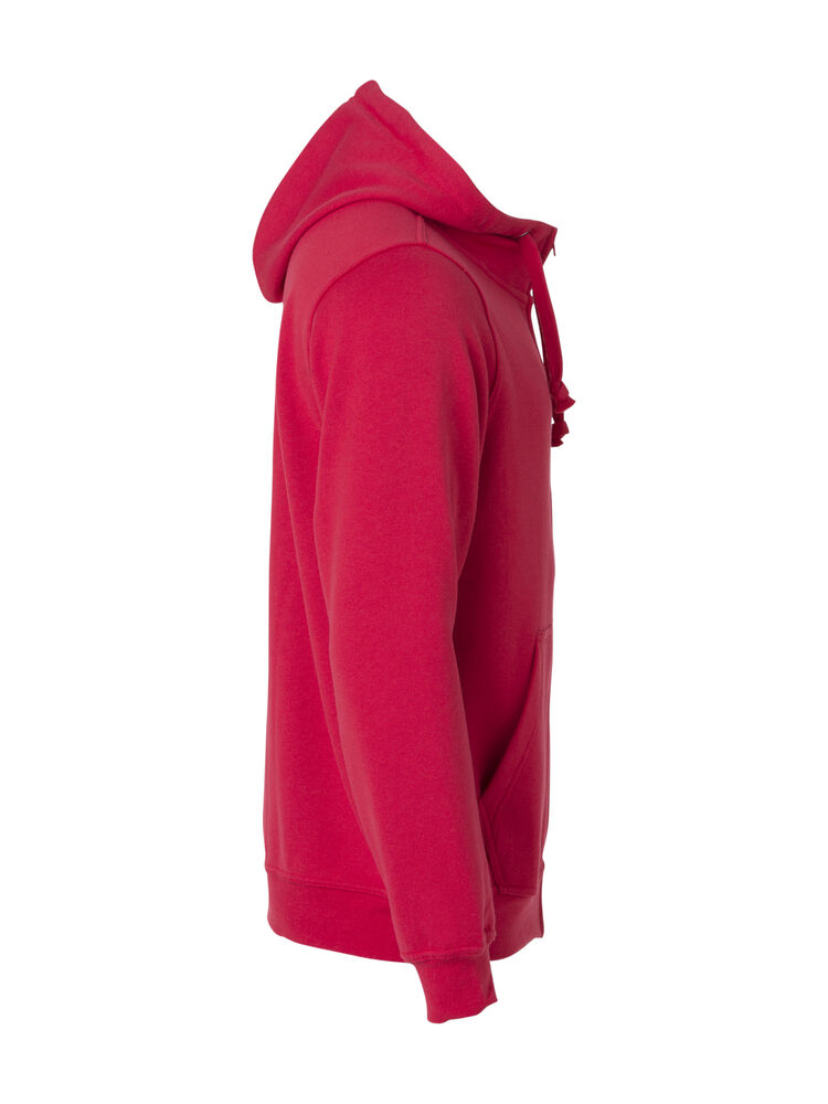 Clique - Basic Hoody Full Zip Rood S