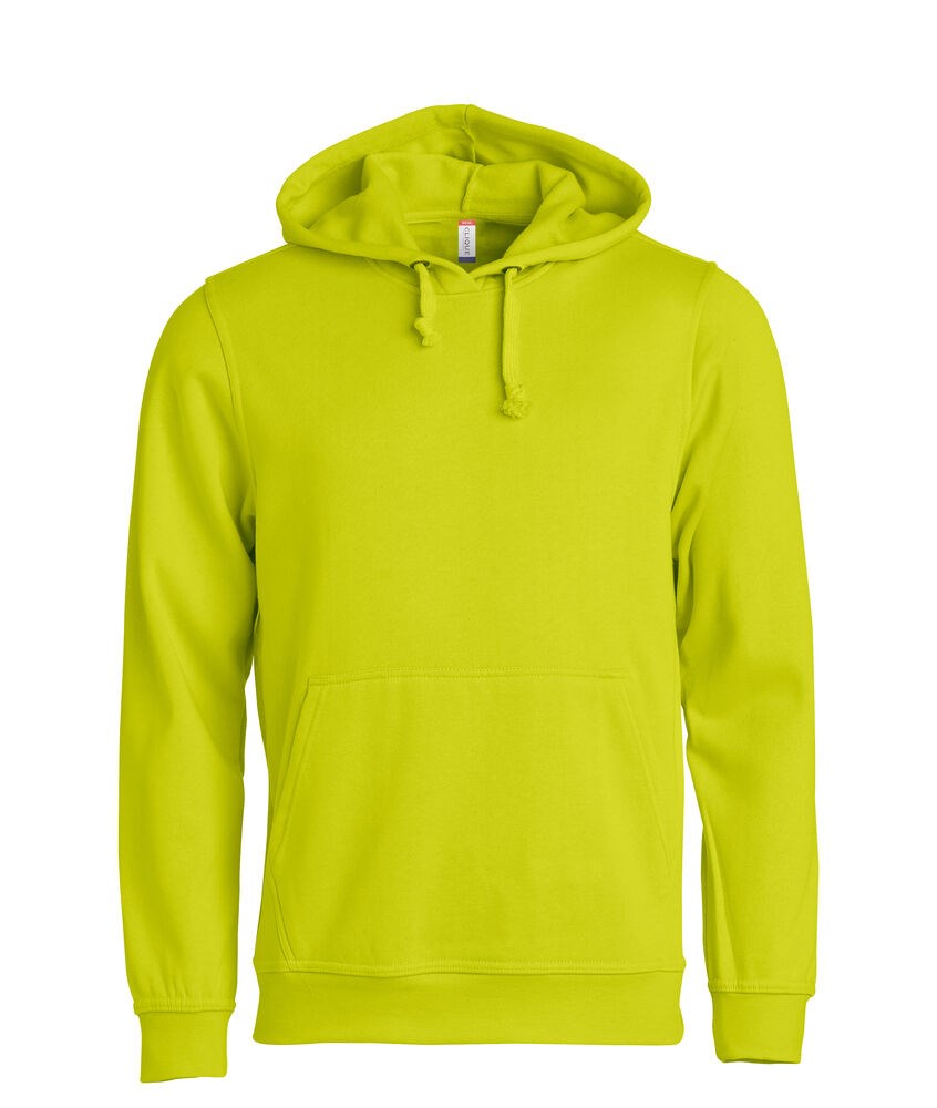 Clique - Basic Hoody - Signaal-groen