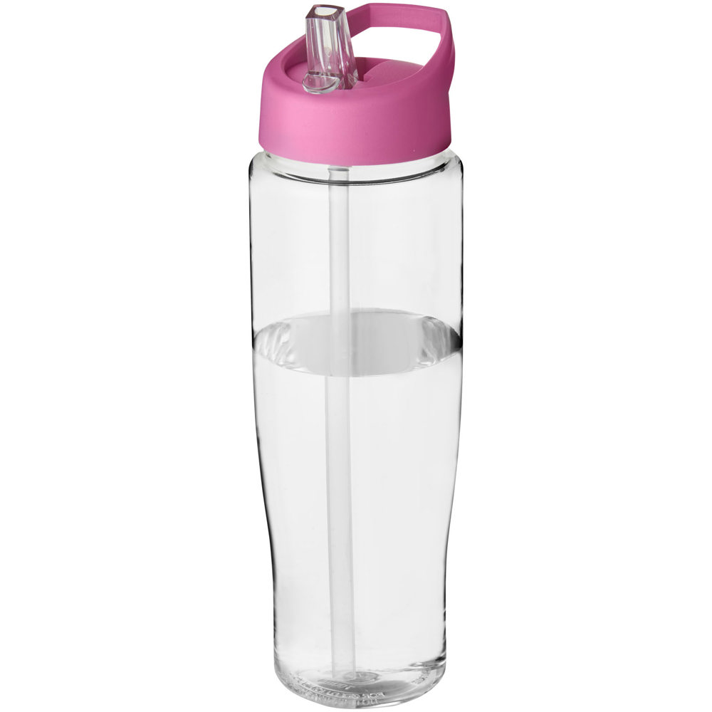 H2O Active® Tempo 700 ml sportfles met fliptuitdeksel - Transparent, Roze