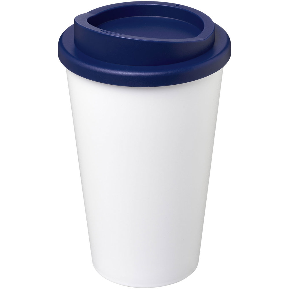 Americano® 350 ml geïsoleerde beker - Wit, Blauw