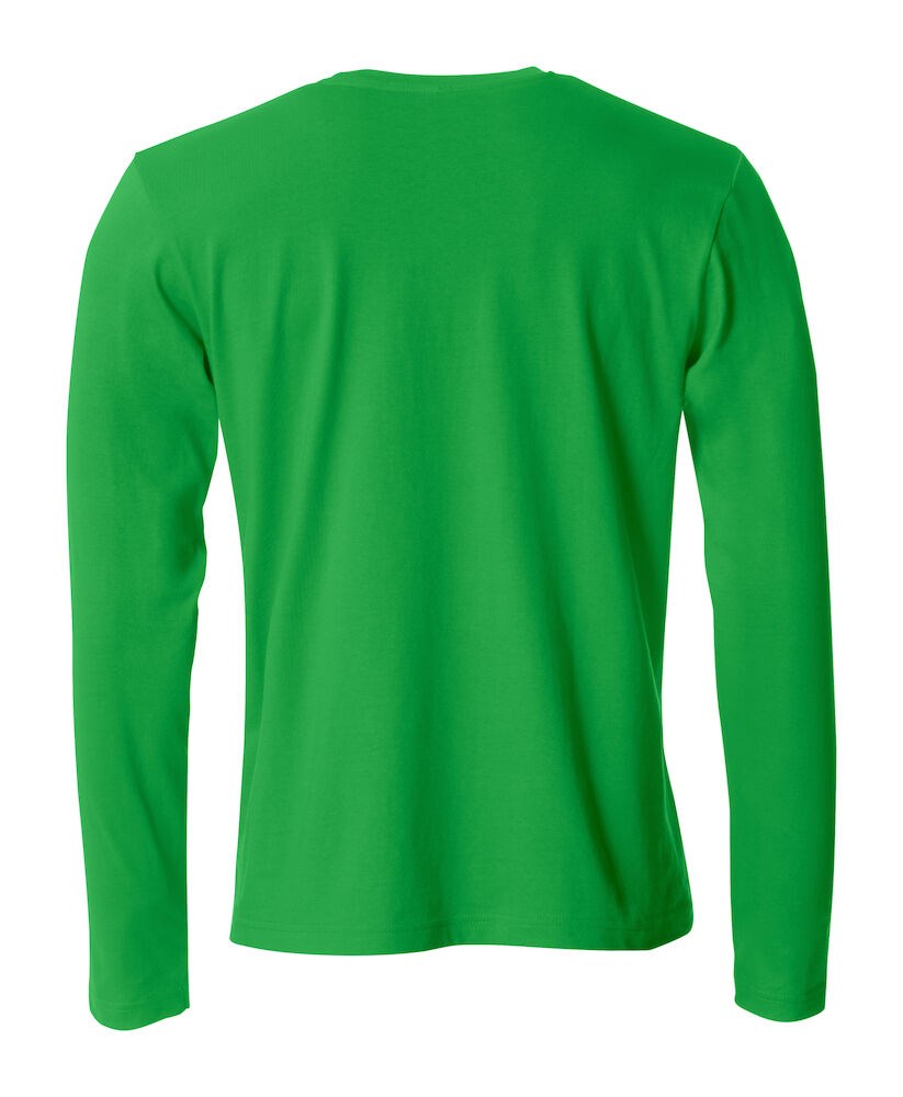 Clique - Basic-T L/S Appel-groen XXL
