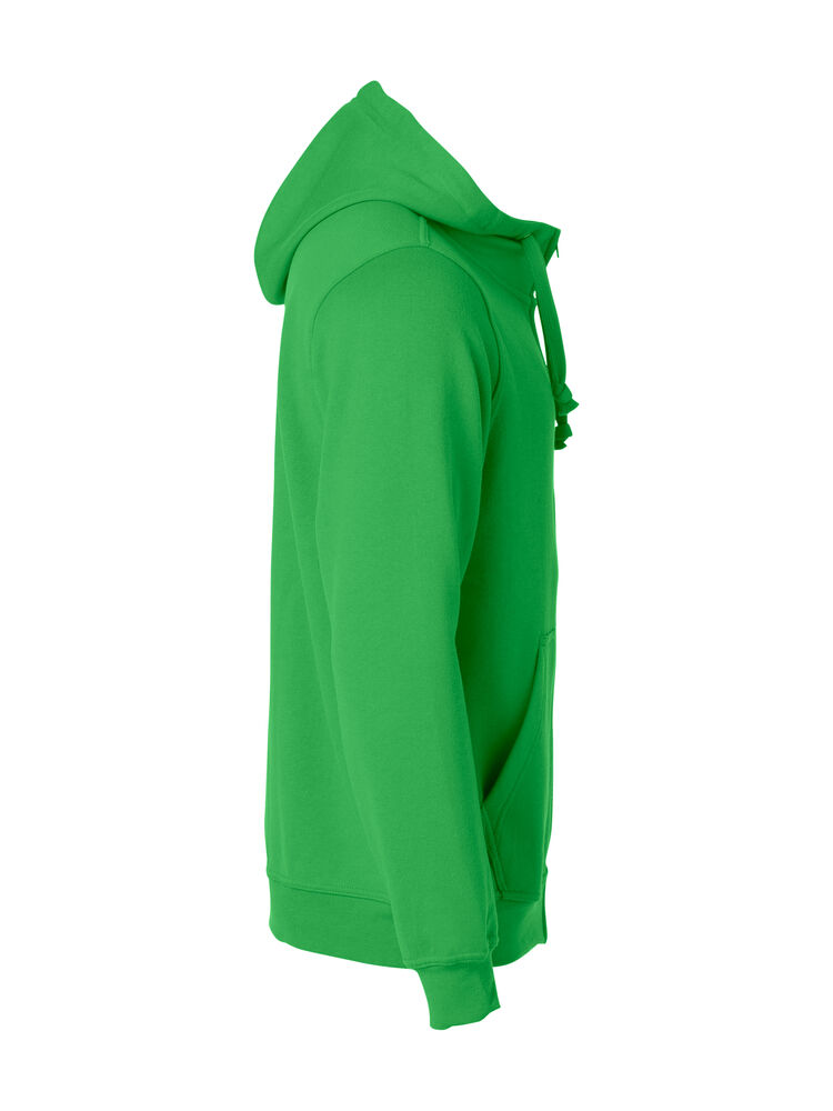 Clique - Basic Hoody Full Zip Appel-groen 3XL
