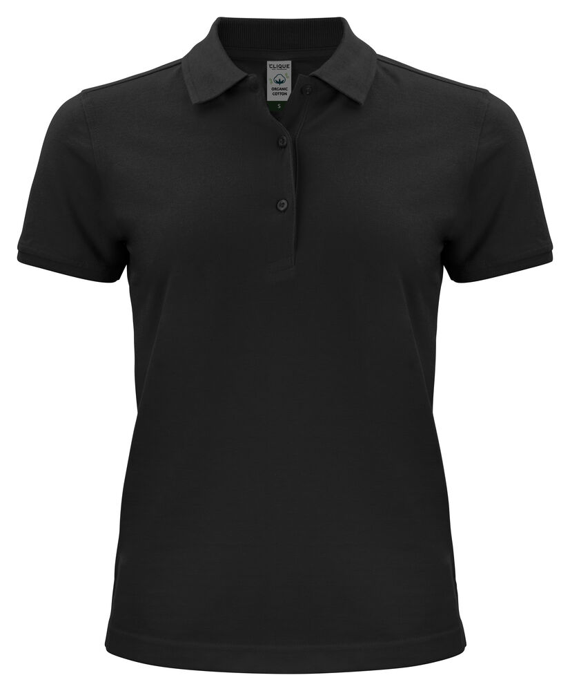 Clique - Classic OC Polo Women - Zwart