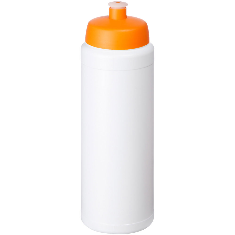 Baseline® Plus 750 ml drinkfles met sportdeksel - Wit, Oranje