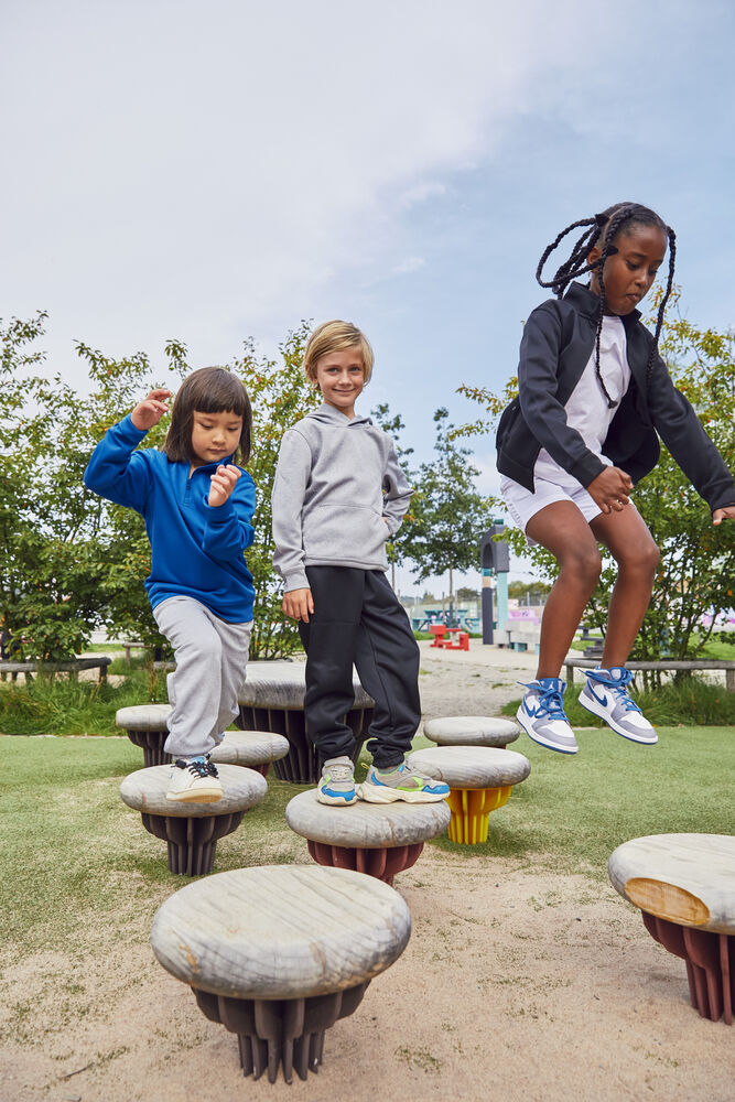 Clique - Basic Active Hoody Junior Zwart 100