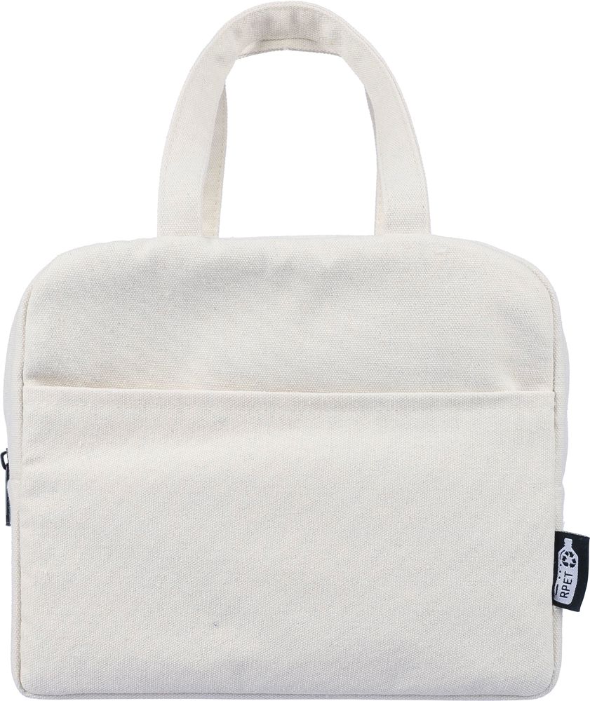 Gerecyclede polycotton (330 gsm) koeltas Elowen - beige