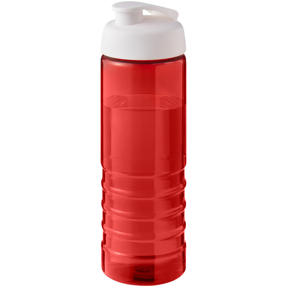 H2O Active® Eco Treble 750 ml drinkfles met klapdeksel - Rood, Wit