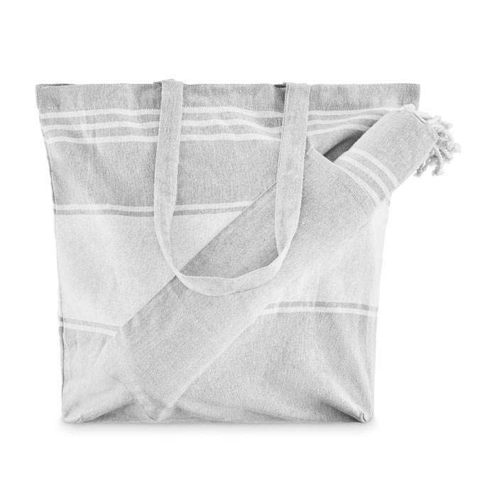 HUMMUM - Strandtas met hamamdoek