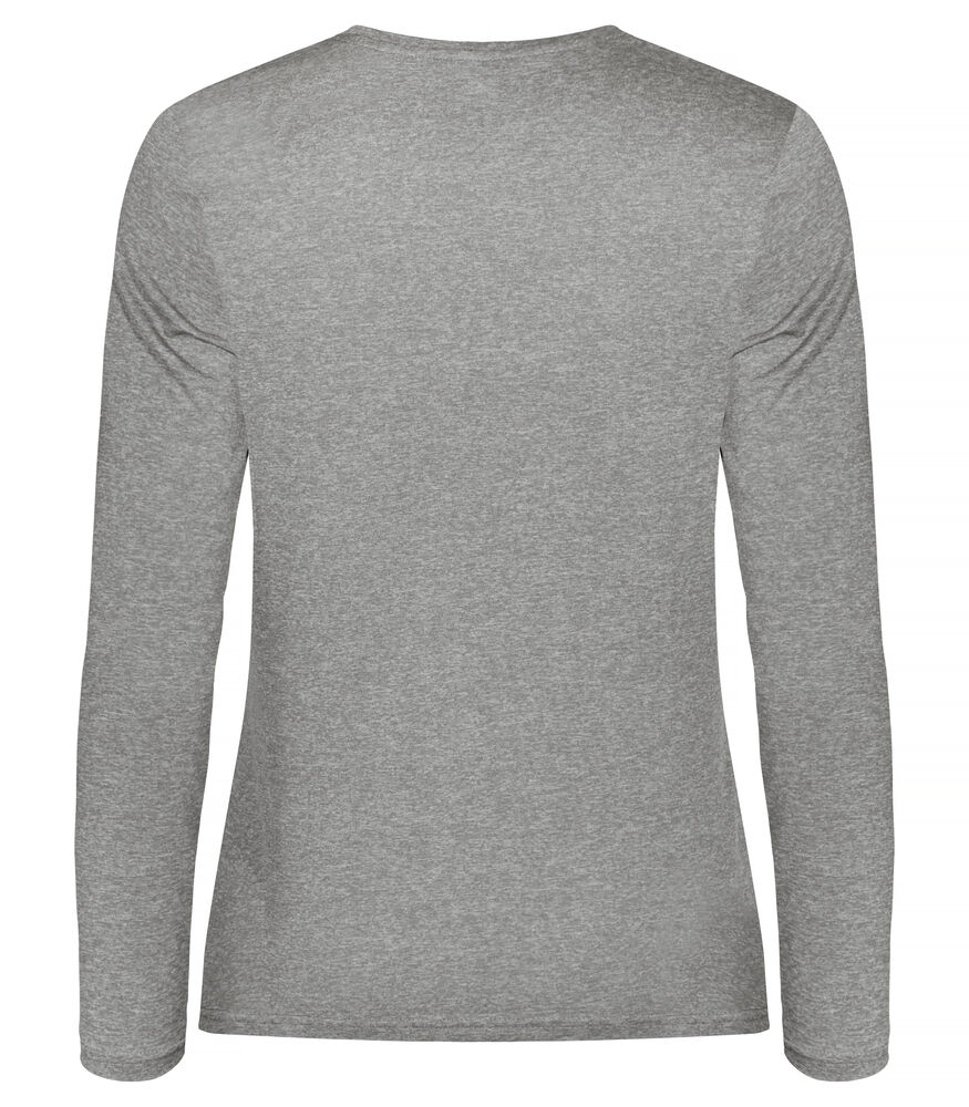 Clique - Basic Active-T L/S Women Grijsmelange XS