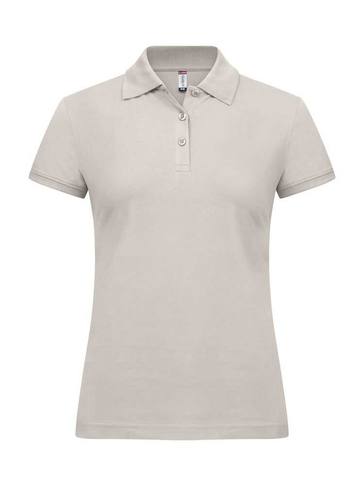 Clique - Classic Marion S/S Licht khaki XS - Steengrijs