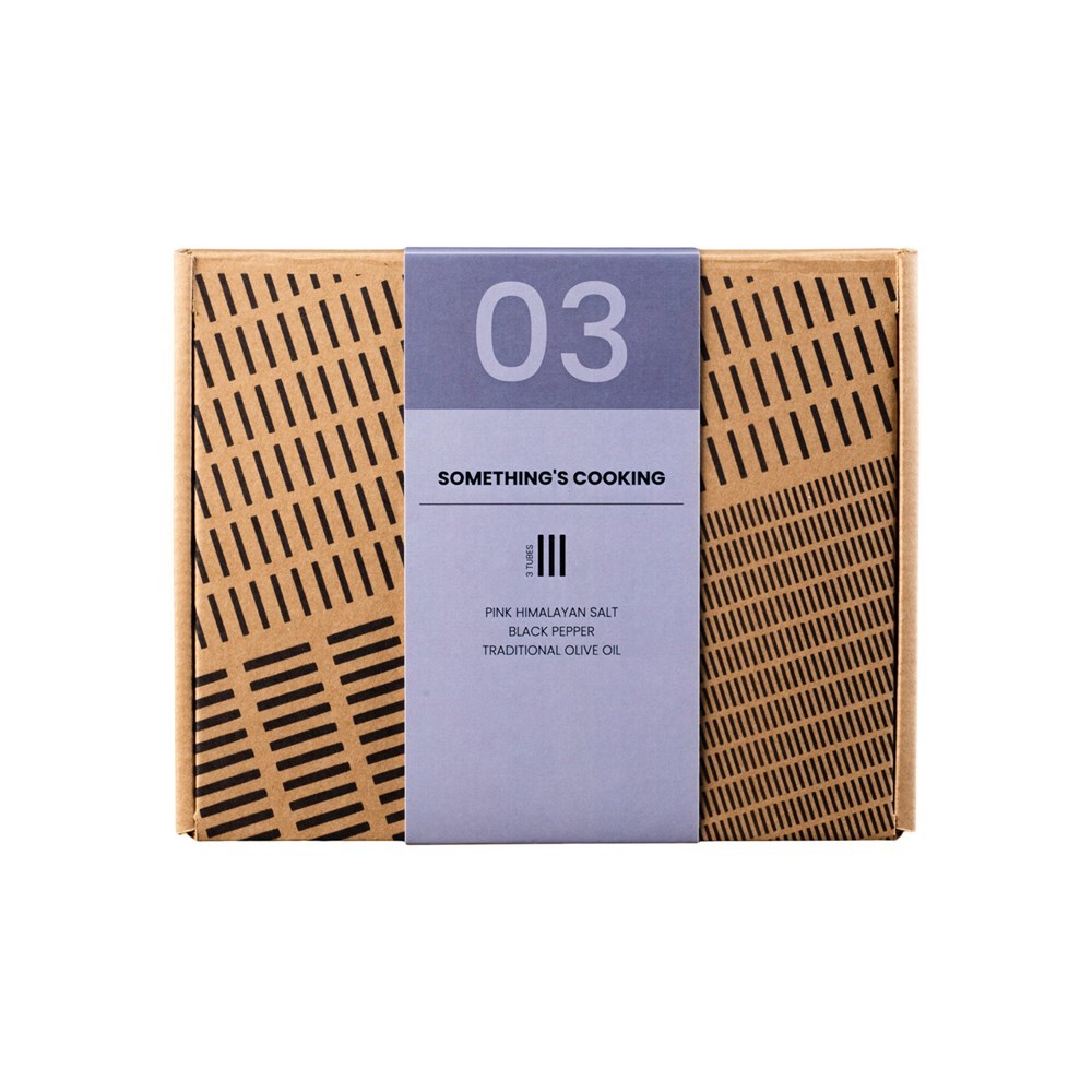 Mini 3-delige kookbox "Something's cooking"