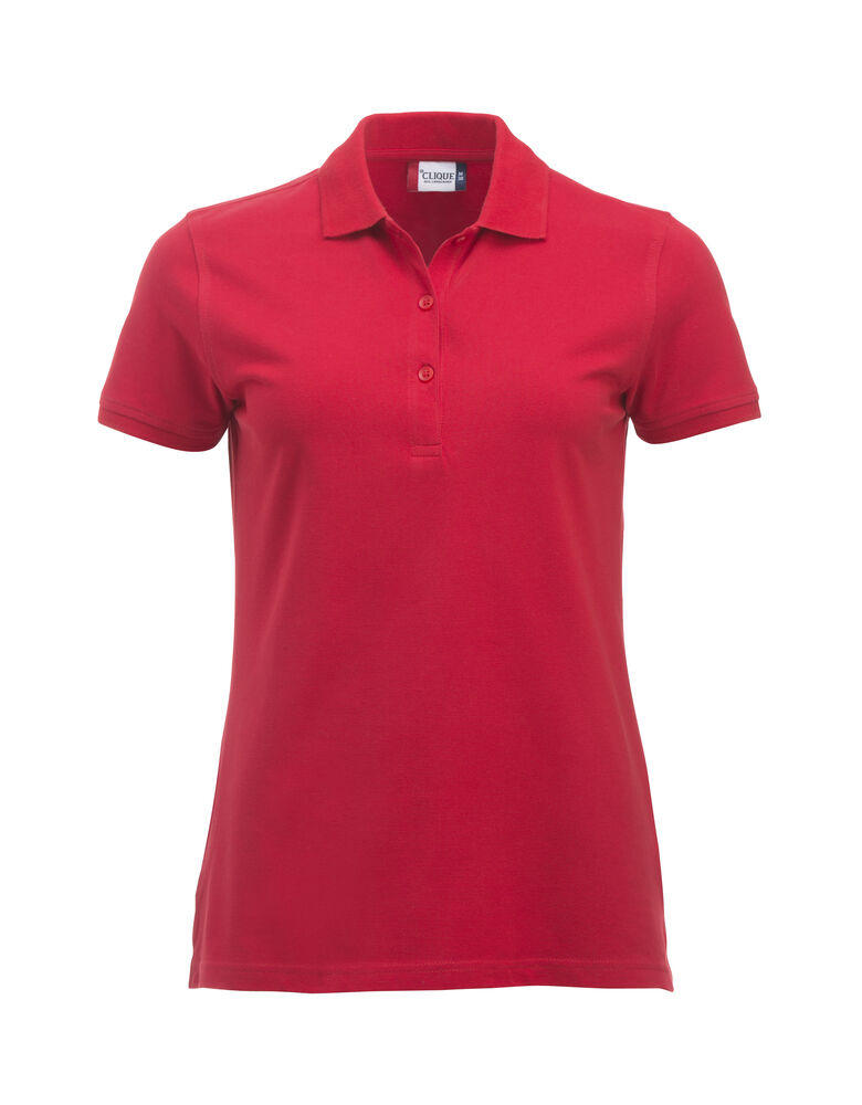 Clique - Classic Marion S/S Licht khaki XS - Rood