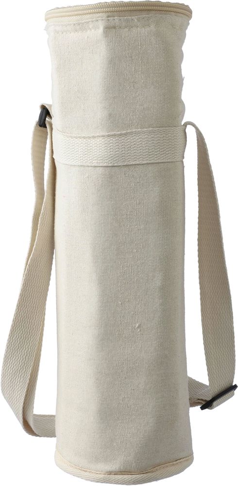 Gerecycled katoen (270 gsm) fleskoeltas Eugene - khaki (écru)