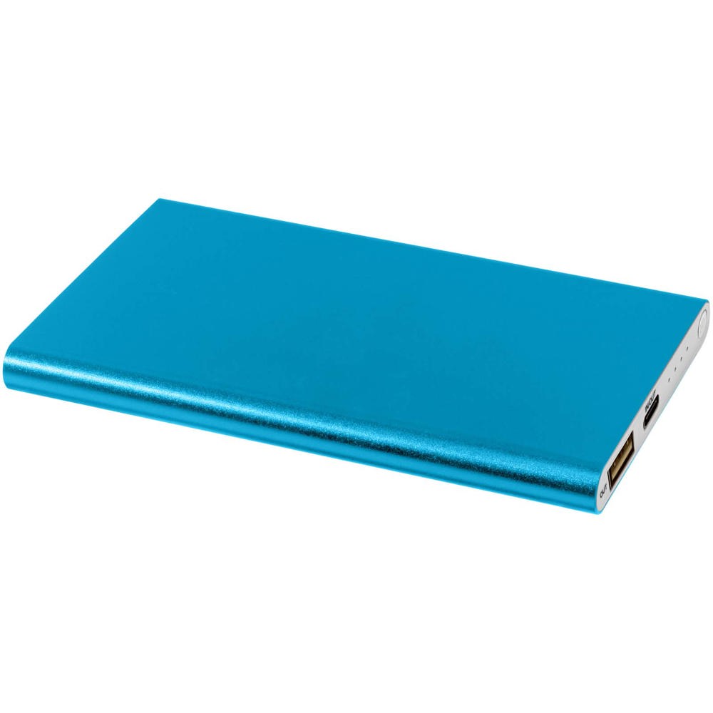Pep aluminium powerbank 4000 mAh - Lichtblauw