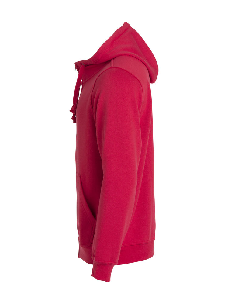 Clique - Basic Hoody Full Zip Rood S