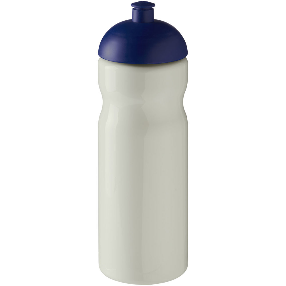 H2O Active® Eco Base 650 ml sportfles met koepeldeksel - Ivoorwit, Blauw