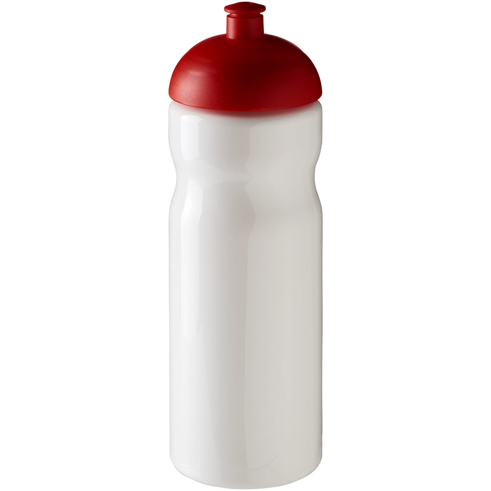 H2O Active® Base 650 ml bidon met koepeldeksel - Wit, Rood
